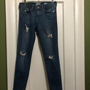 BR size28  skinny ankle jeans women blue